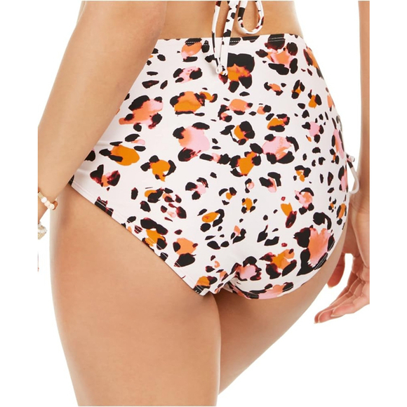 NWT HULA HONEY "Wild About You" LEOPARD Bikini Bottom HIGH WAIST TEEN GIRL XS - Picture 2 of 9